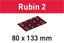 Picture of Grit Abrasives Rubin 2 STF 80X133 P100 RU2/50